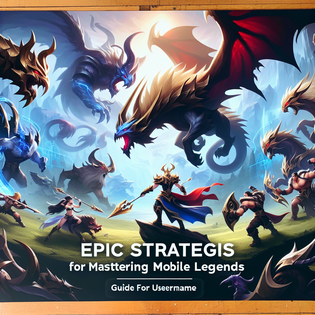 Epic Strategies for Mastering Mobile Legends: A Guide for Username